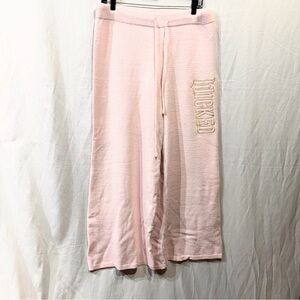 Wicked Target Paul Tazewell Glinda Womens Pants Size M Pink Lounge Sweats